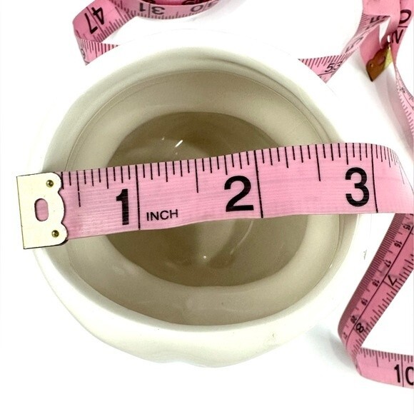 Adorable white and brown ceramic owl - Picture 12 of 12